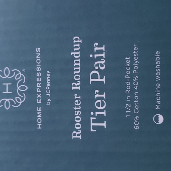 Rooster Roundup Panels - Pair of 2 - NWT - Picture 4 of 4